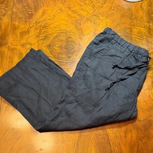 Black Linen Pants - Size XL - Like New
